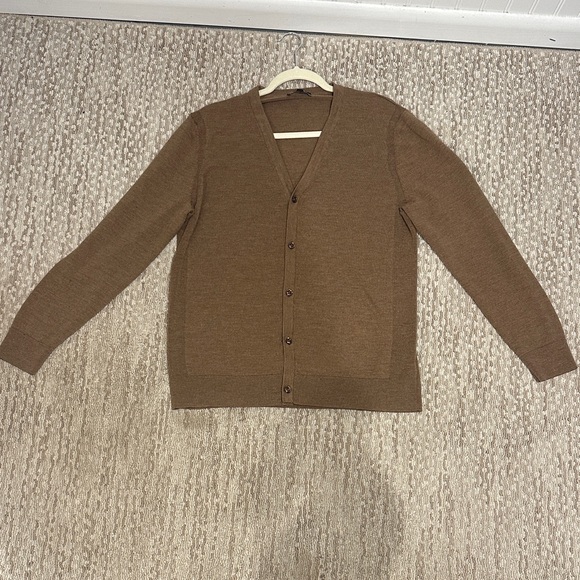 Express Men's Cardigan in  Brown (329) - Picture 5 of 6